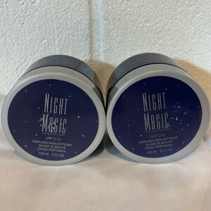 Avon Night Magic Perfumed Skin Softener lotion lot of 2